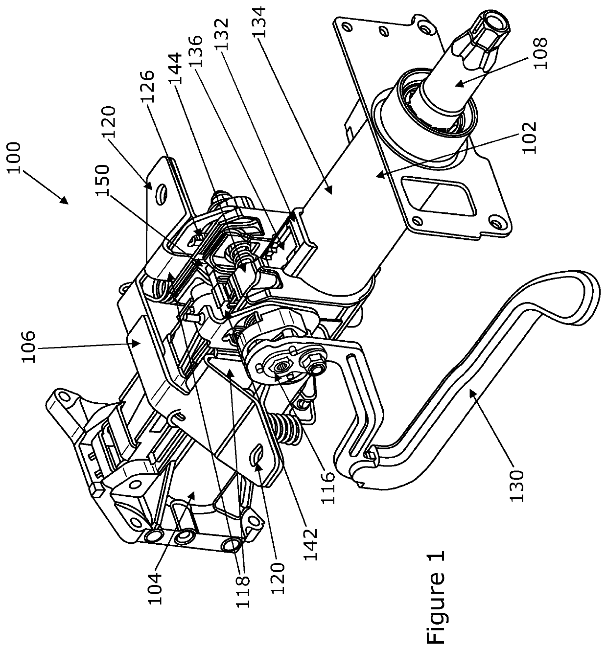 A steering column assembly