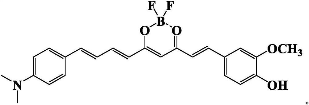 A fluorescent probe for detecting trace water in 1,4-dioxane and its preparation method