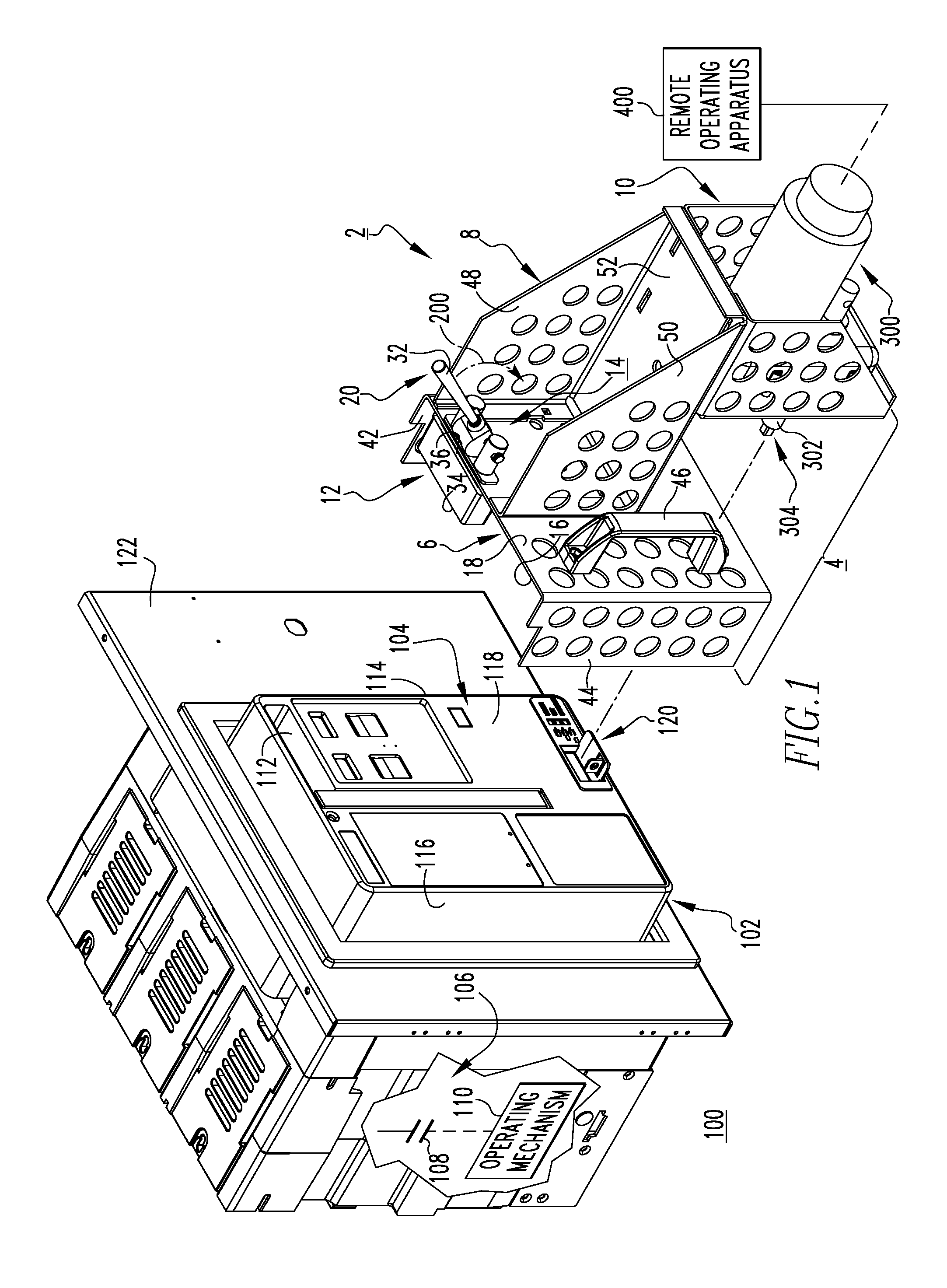 Electrical switching apparatus and mounting assembly therefor