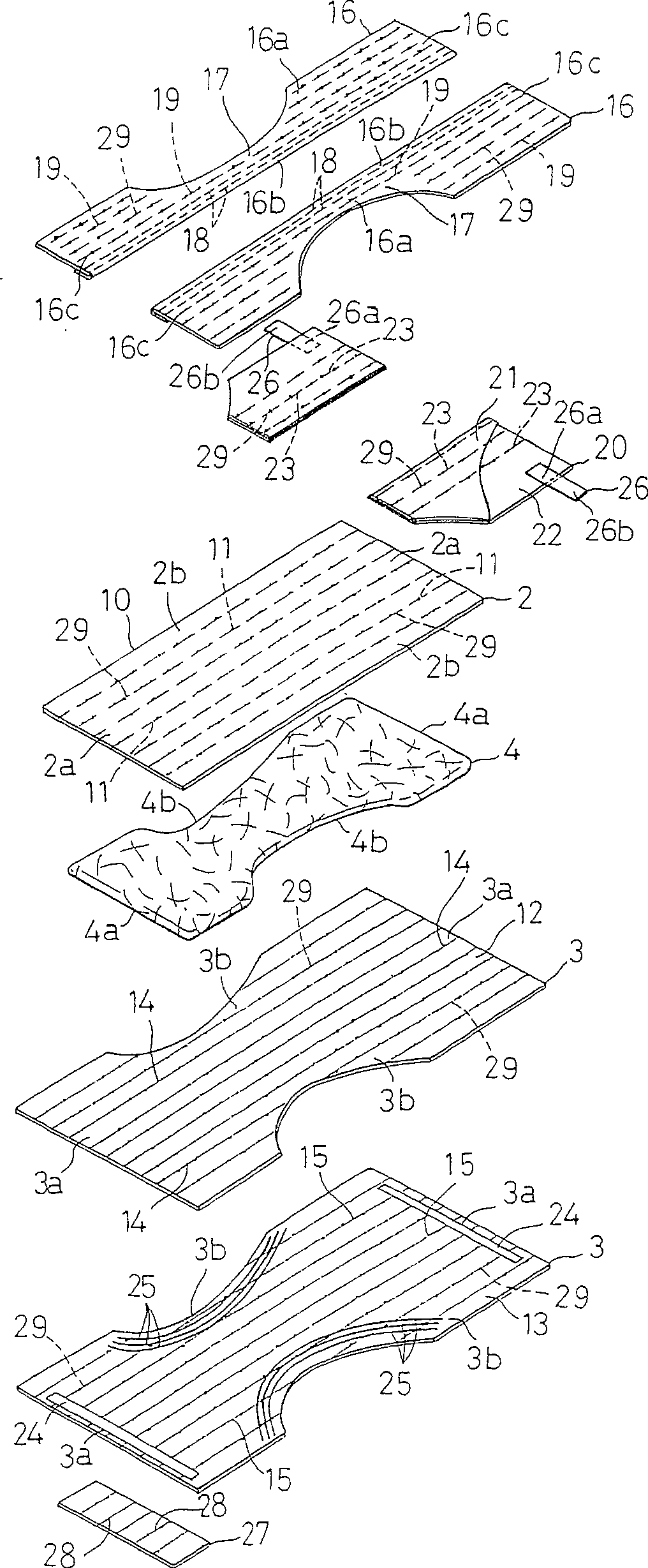 Disposable wearing article