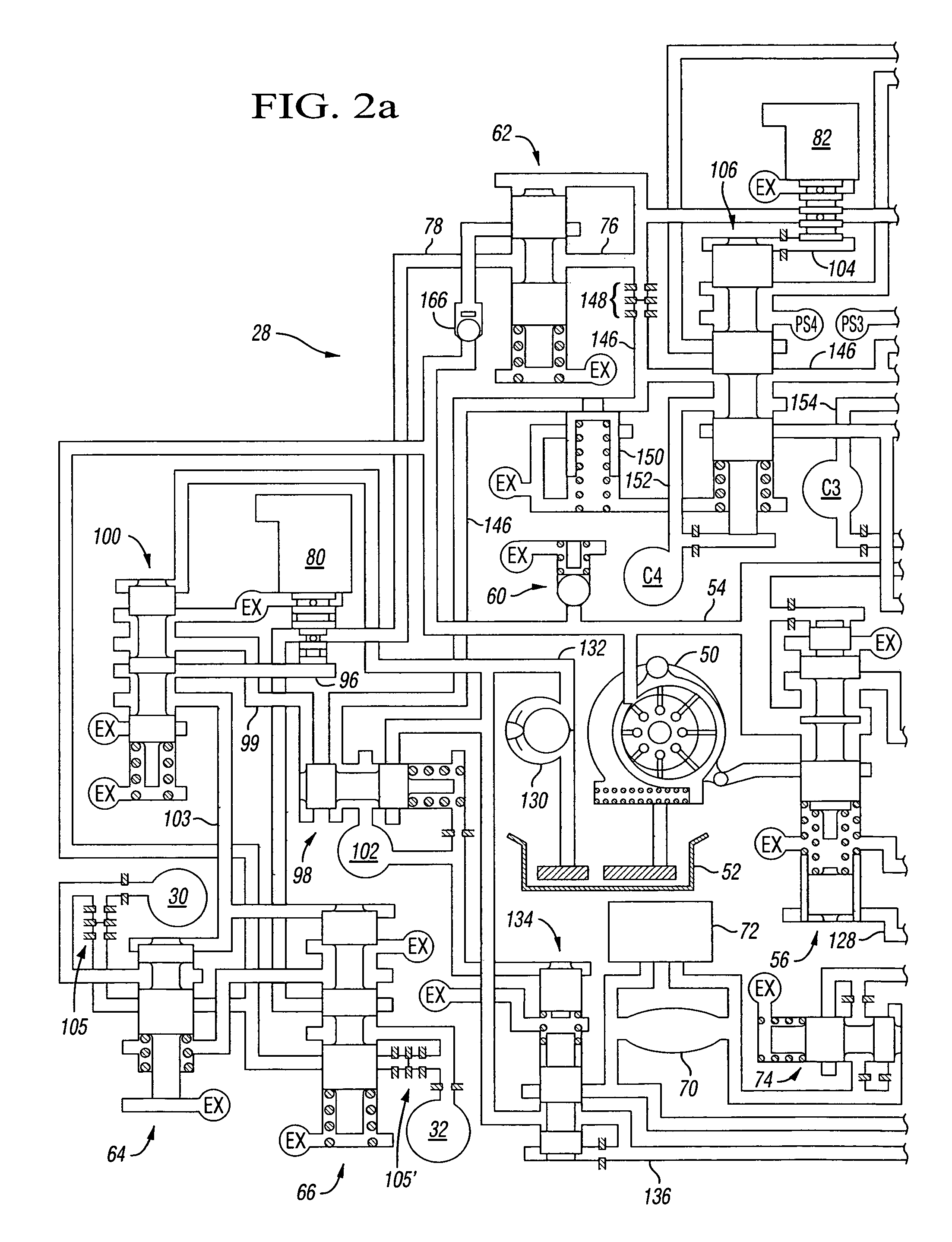 Multiplexed pressure switch system for an electrically variable hybrid transmission