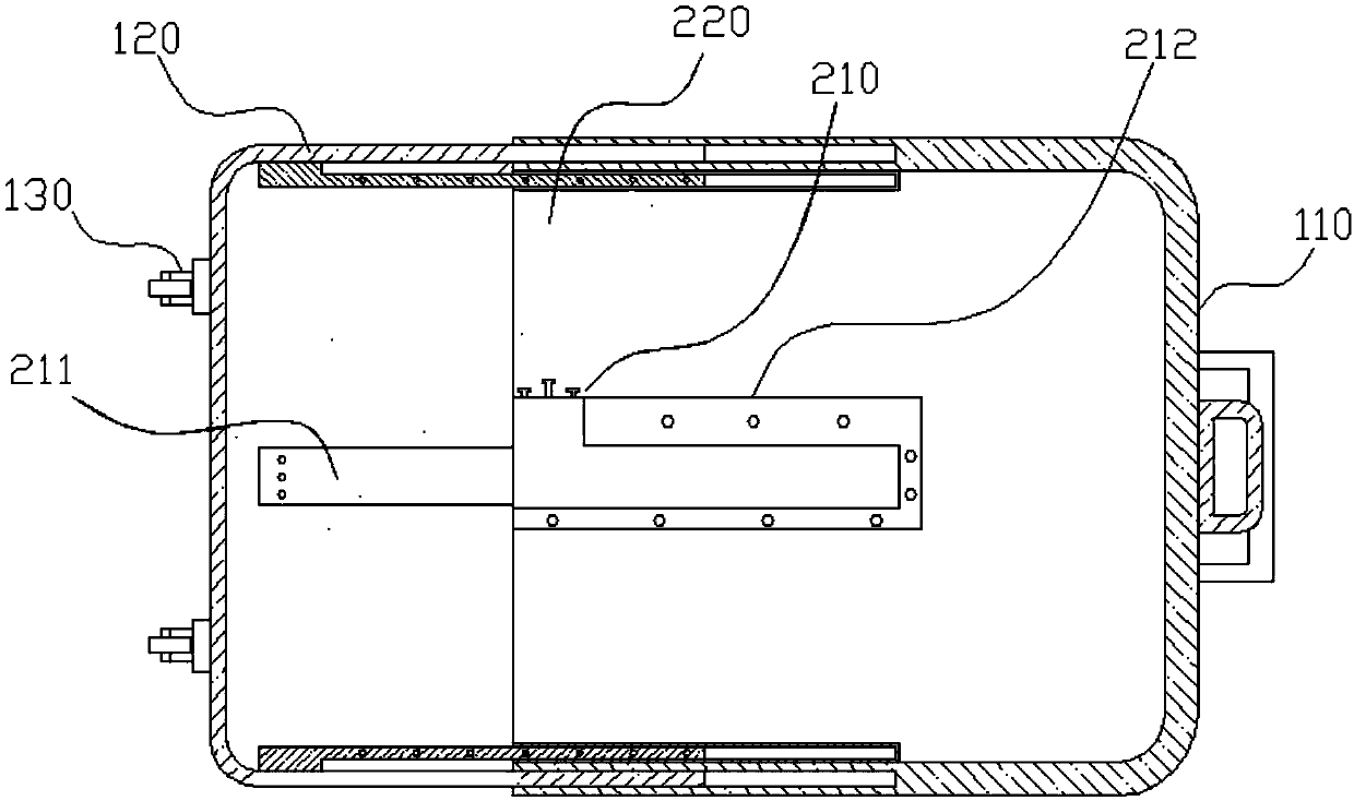 Luggage box with variable size