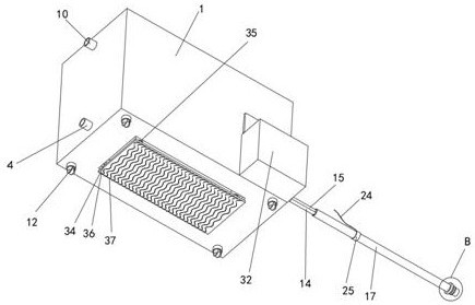 Gastric lavage device for digestive department