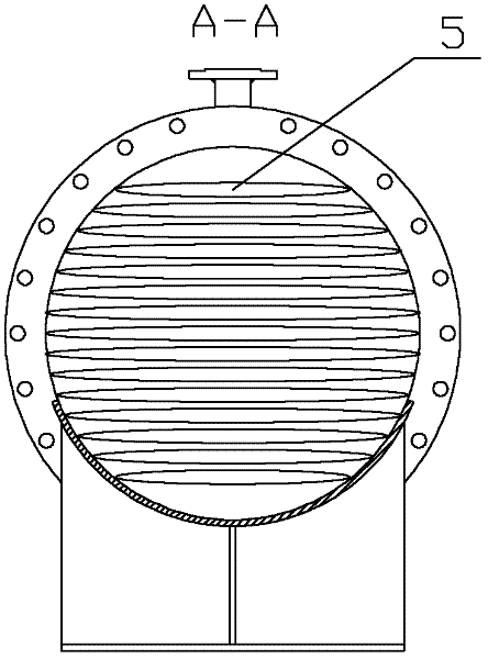 Detachable plate shell type heat exchanger