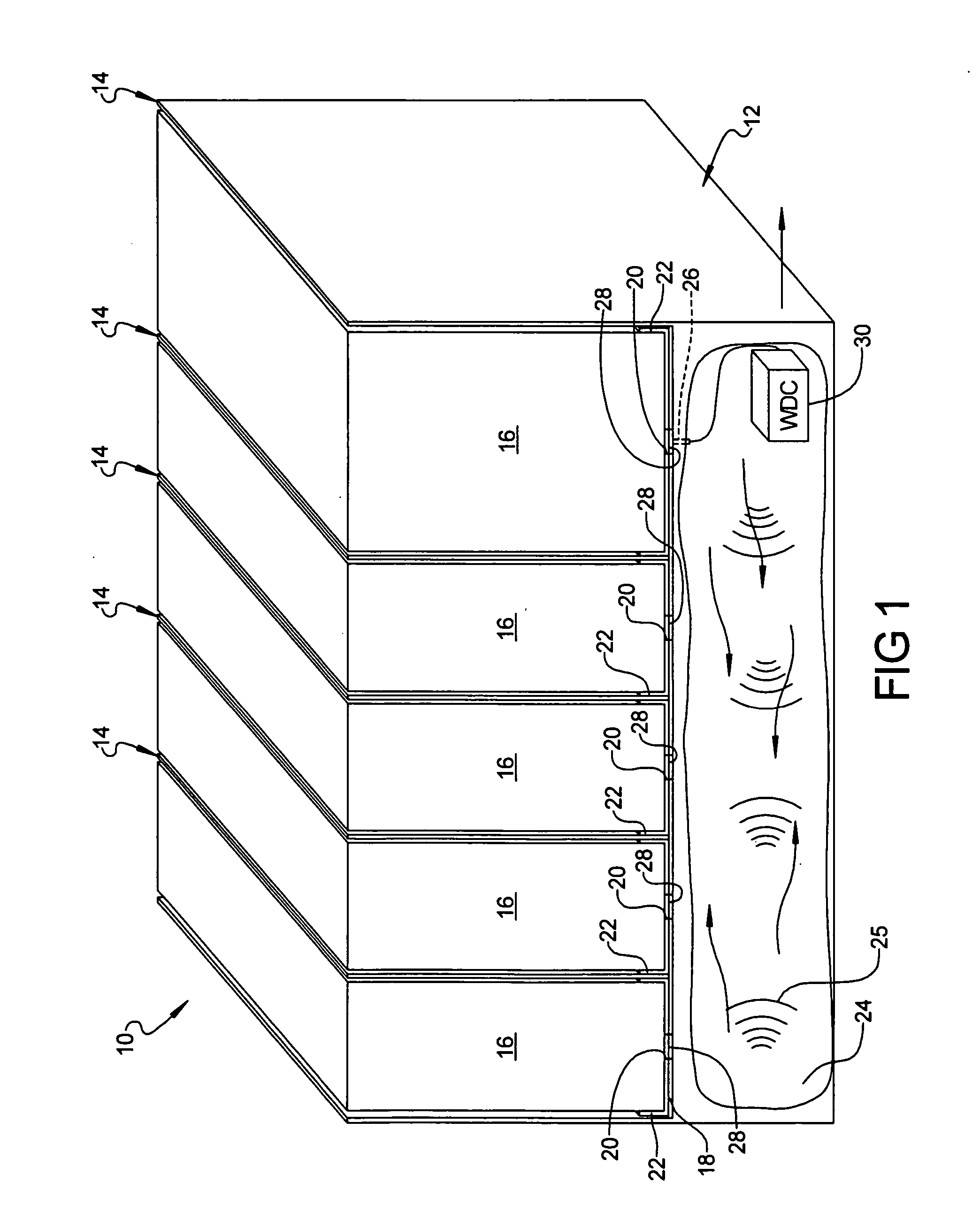 Mechanically isolated wireless communications system and method