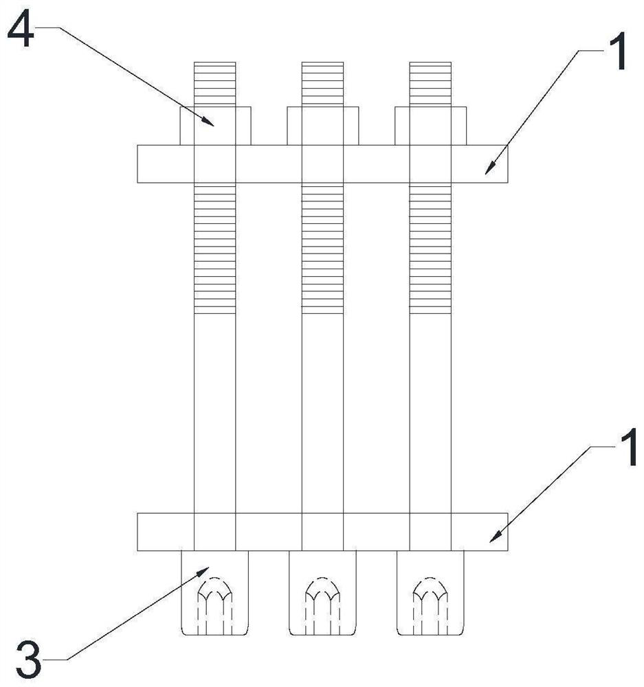 Tension-controllable rope connecting device and design method