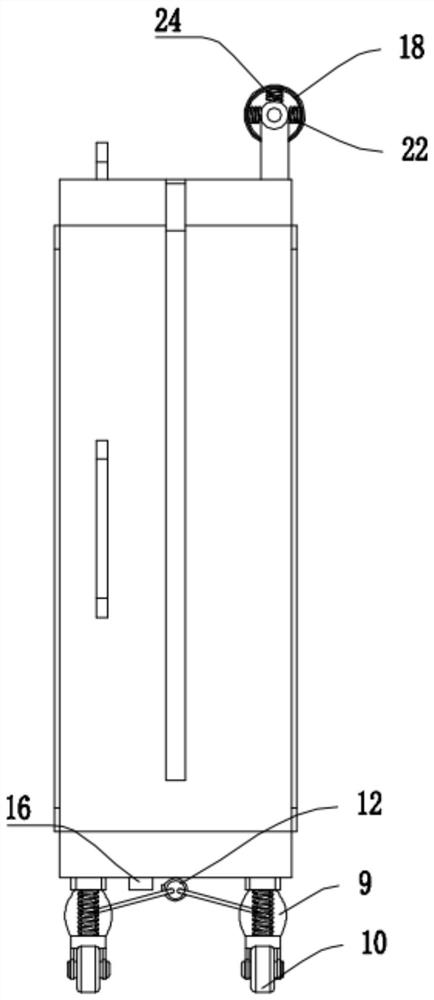 Shock absorption type luggage