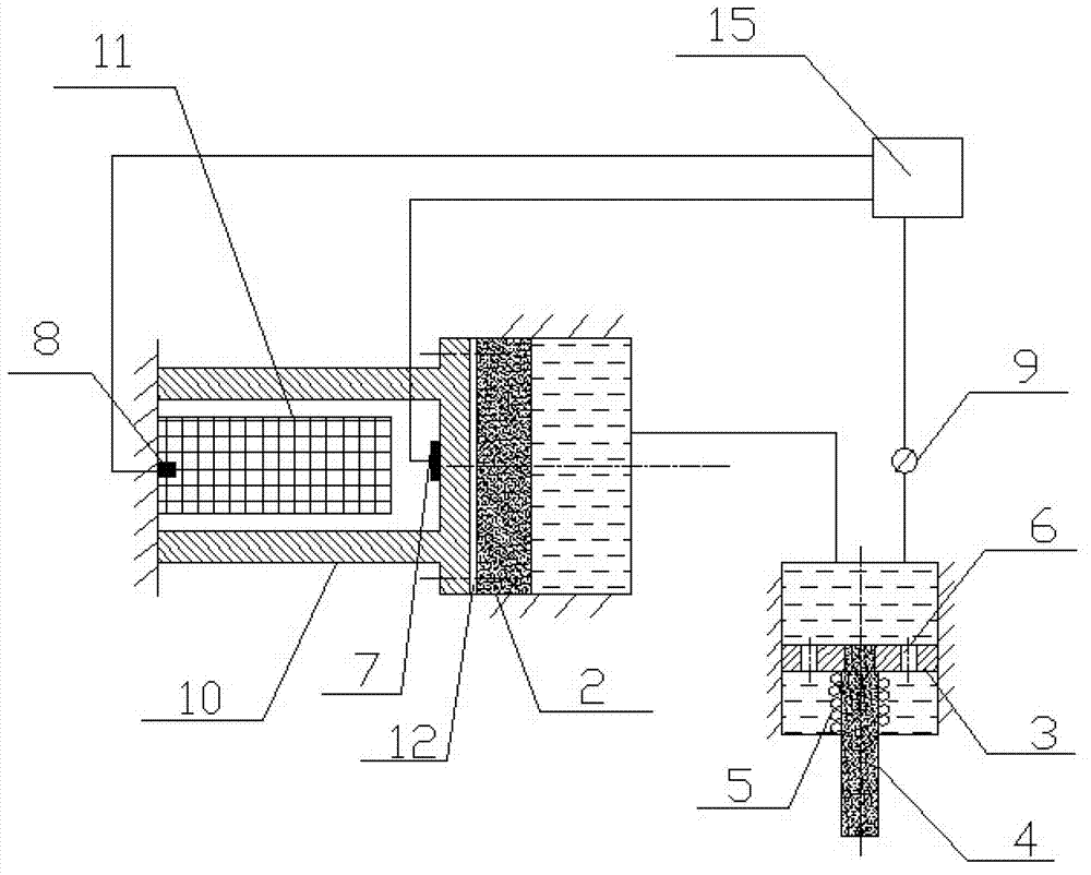 Self-locking clamping device based on thermally induced linear expansion