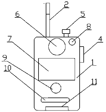 Positionable police public security network interphone