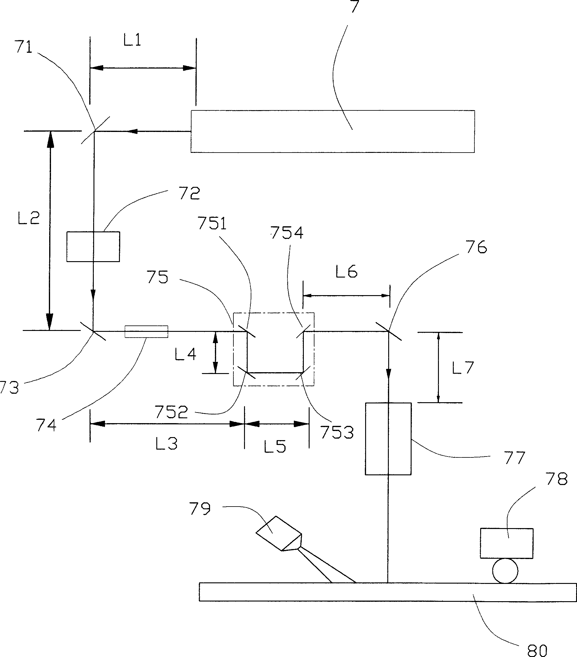 Laser cutting device