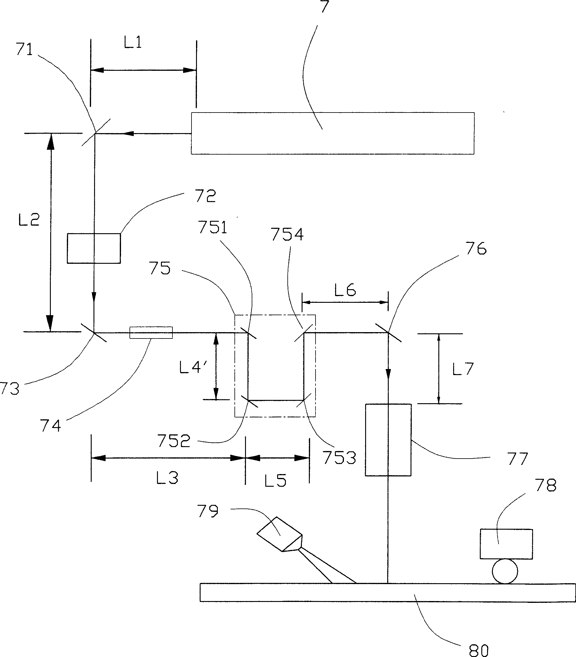 Laser cutting device