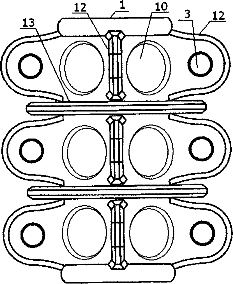 Multi-direction centralized connection type composed scaffold