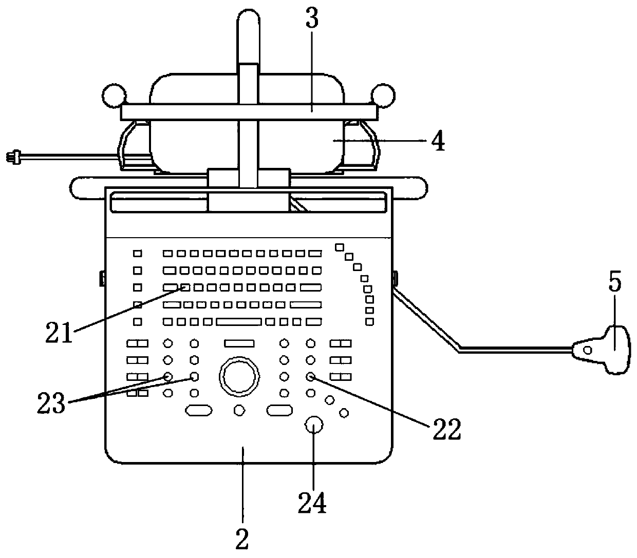 Real-time positioning low-energy ultrasonic therapeutic instrument