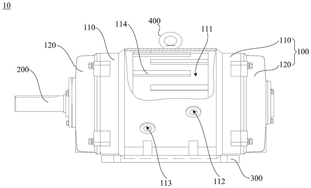 Textile water-cooled motor