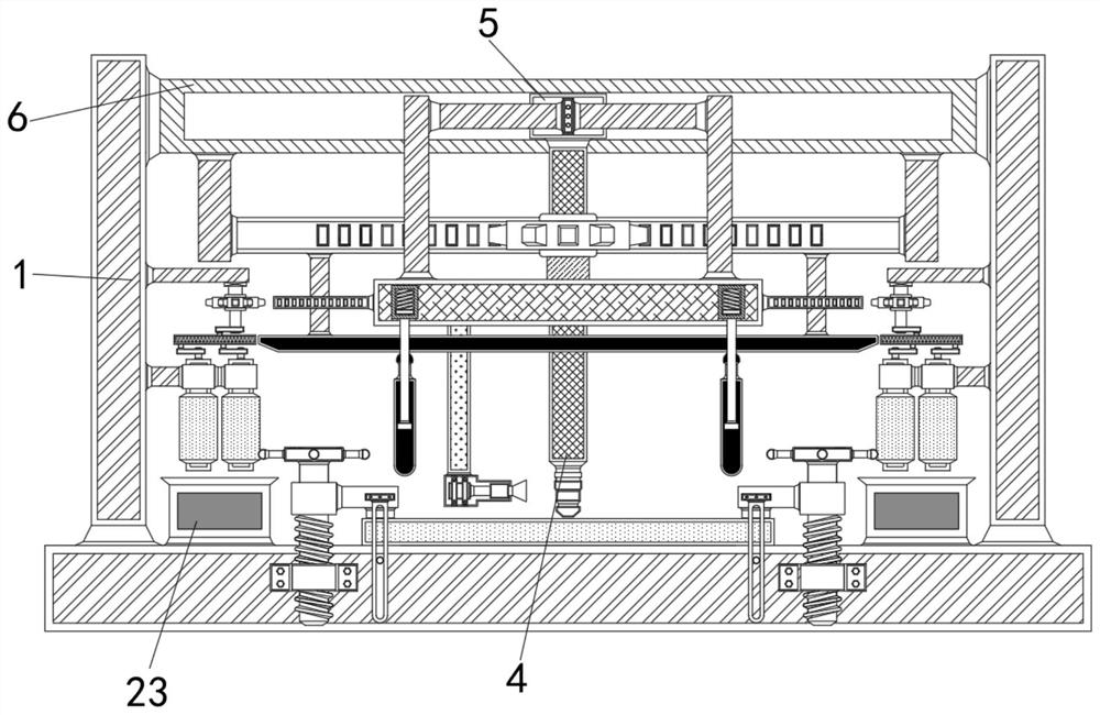 Metal laser cutting device capable of removing smoke and collecting powder