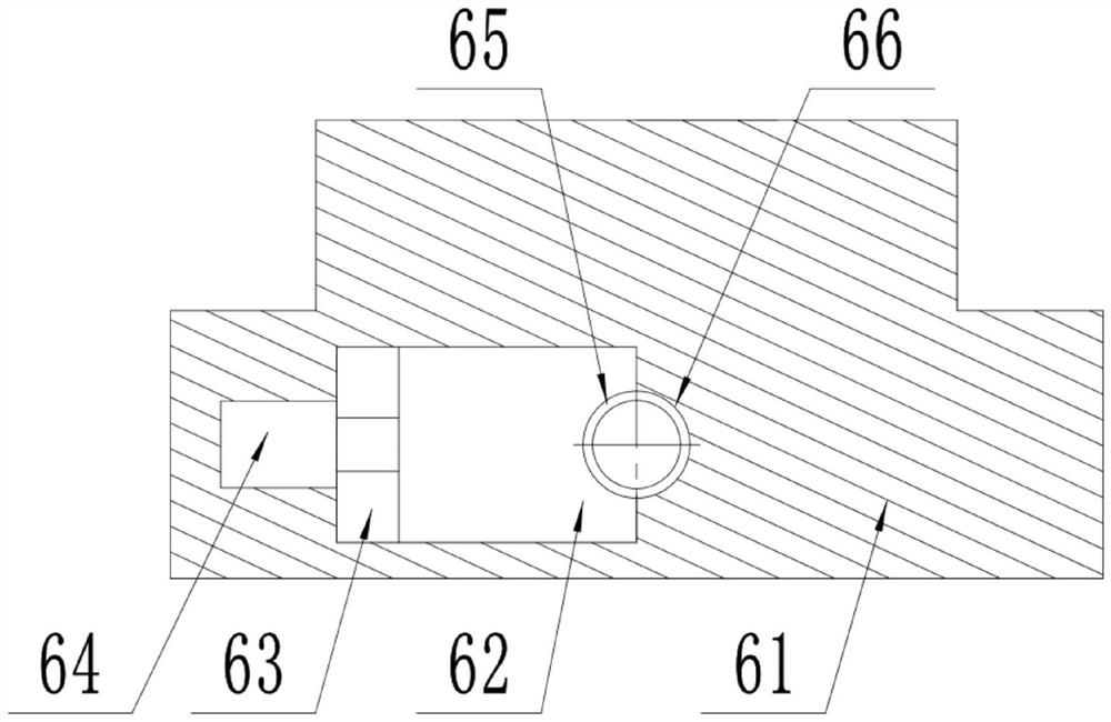 Adjustable multi-point tunneling device for exploiting gypsum mine