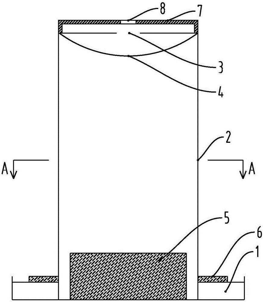 Sunlight direction detecting sensor