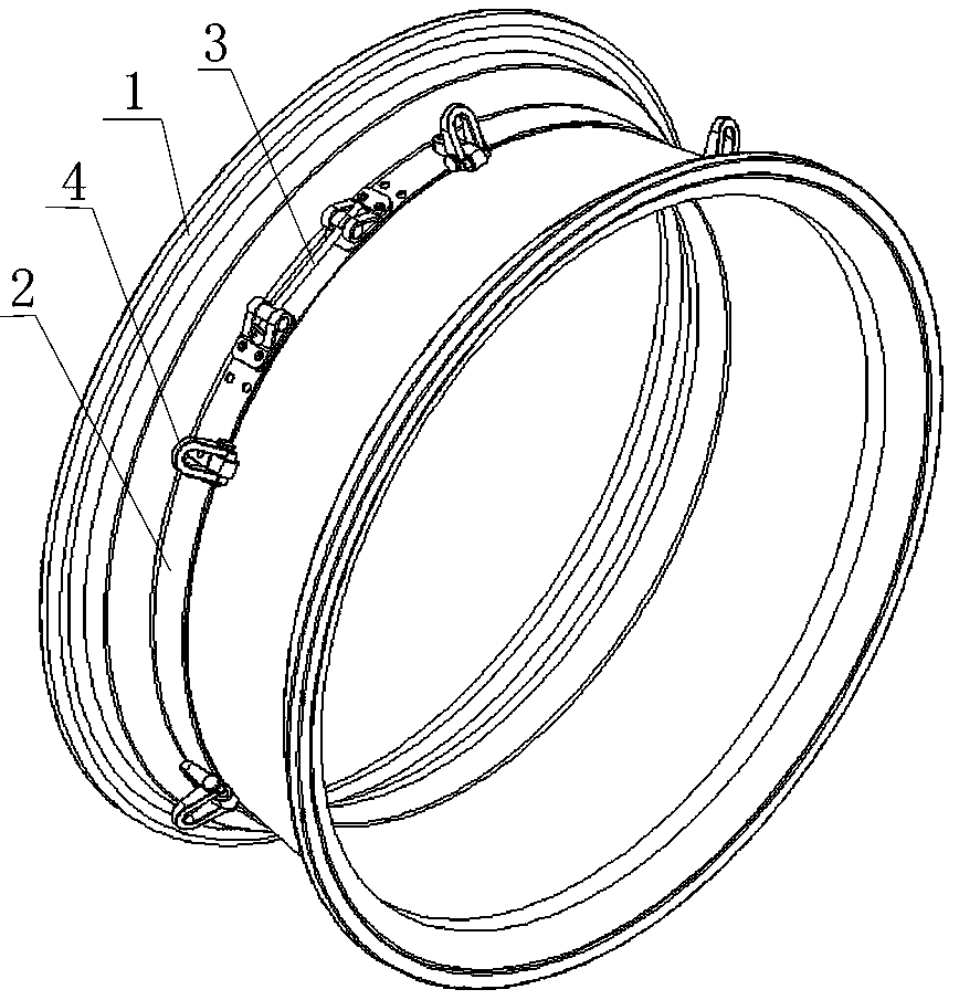 Passenger car tire burst emergency safety device