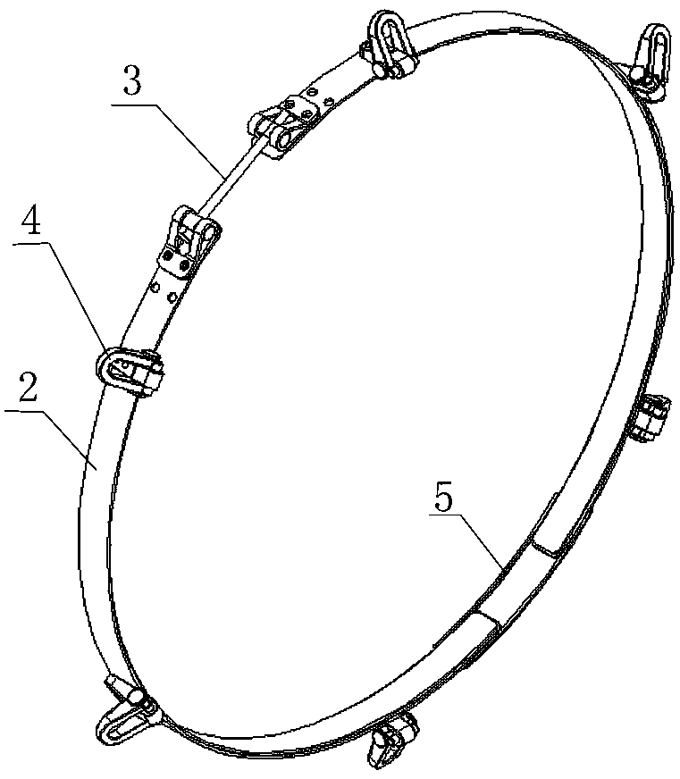 Passenger car tire burst emergency safety device