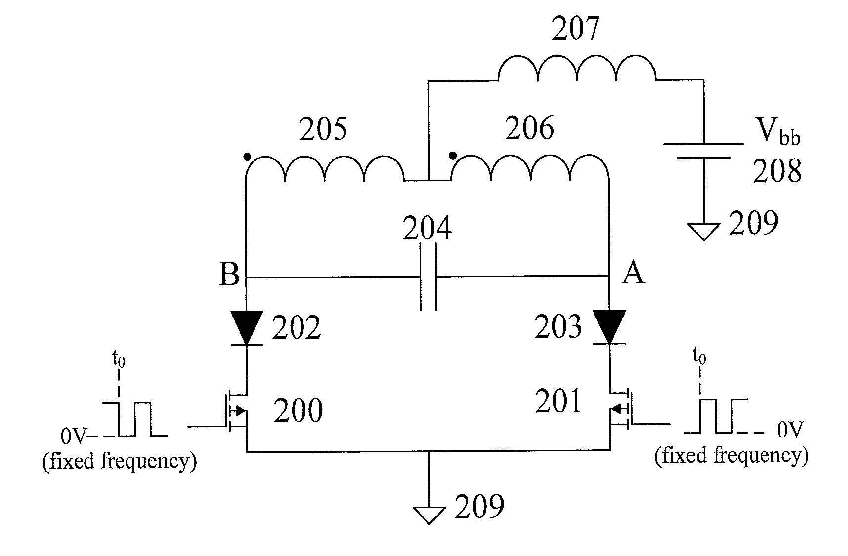 Resonant power supply with self tuning