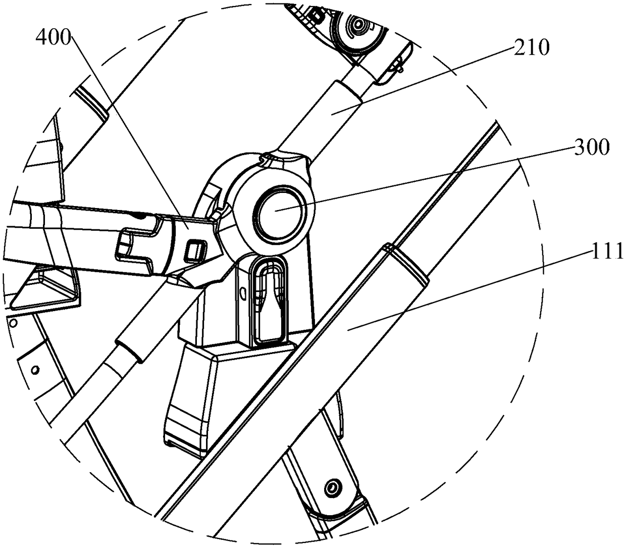 adjustable stroller frame