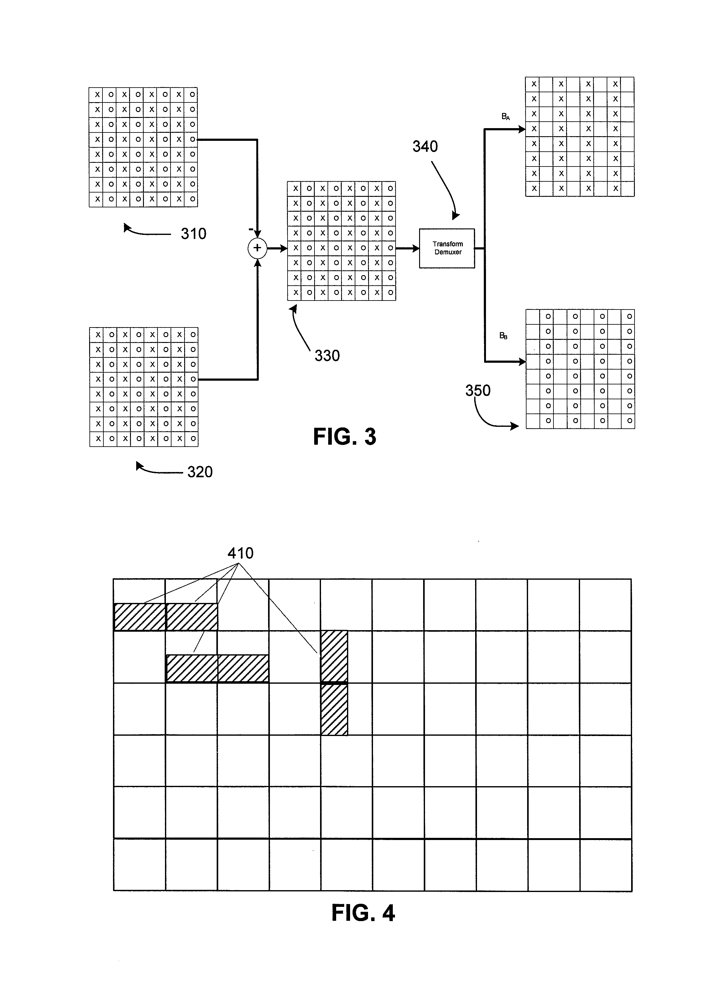 Encoding and decoding architecture of checkerboard multiplexed image data