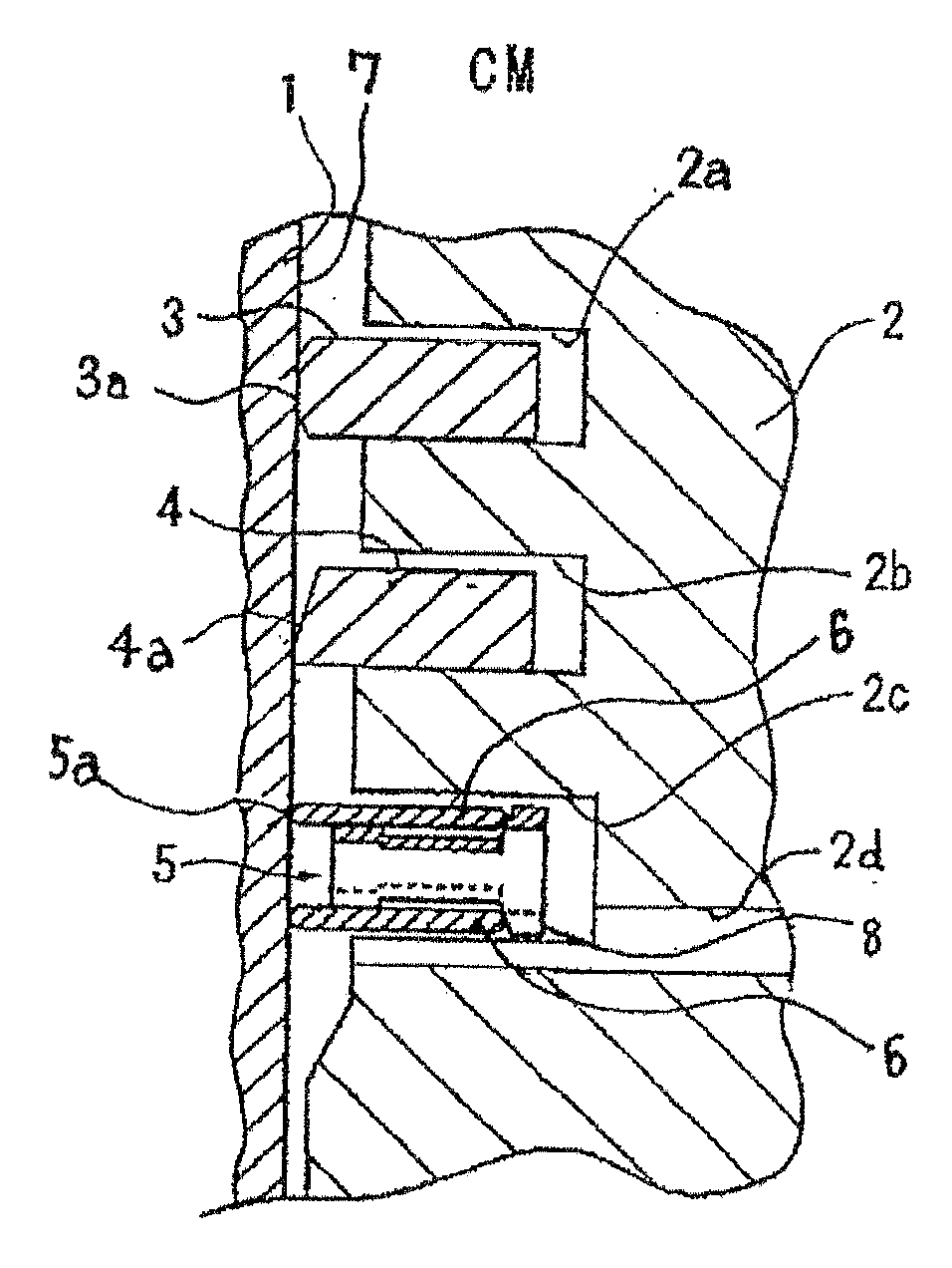 Combination of a cylinder liner and a piston ring