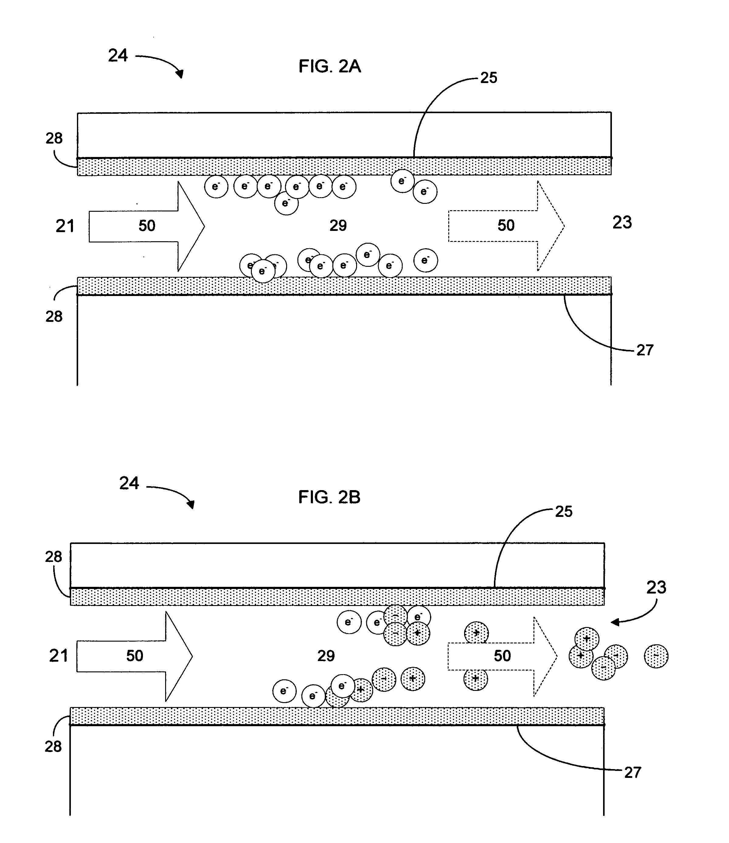 Method and apparatus for surface desorption ionization by charged particles