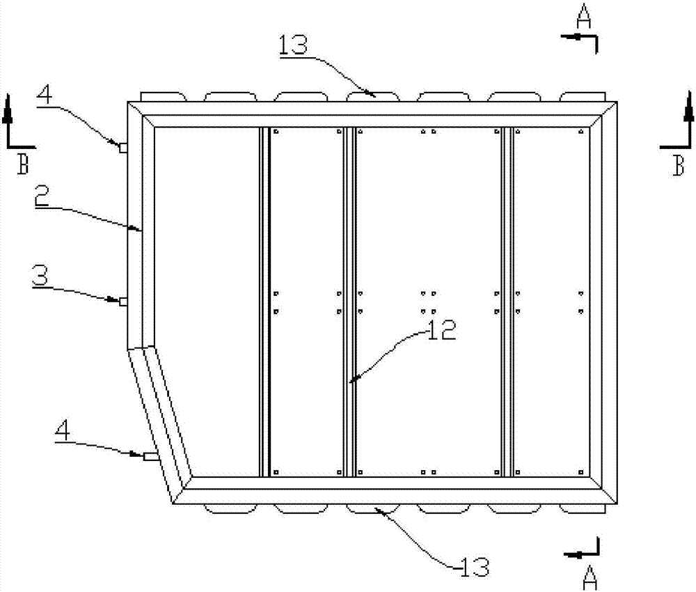 Cold and hot integrated box body structure