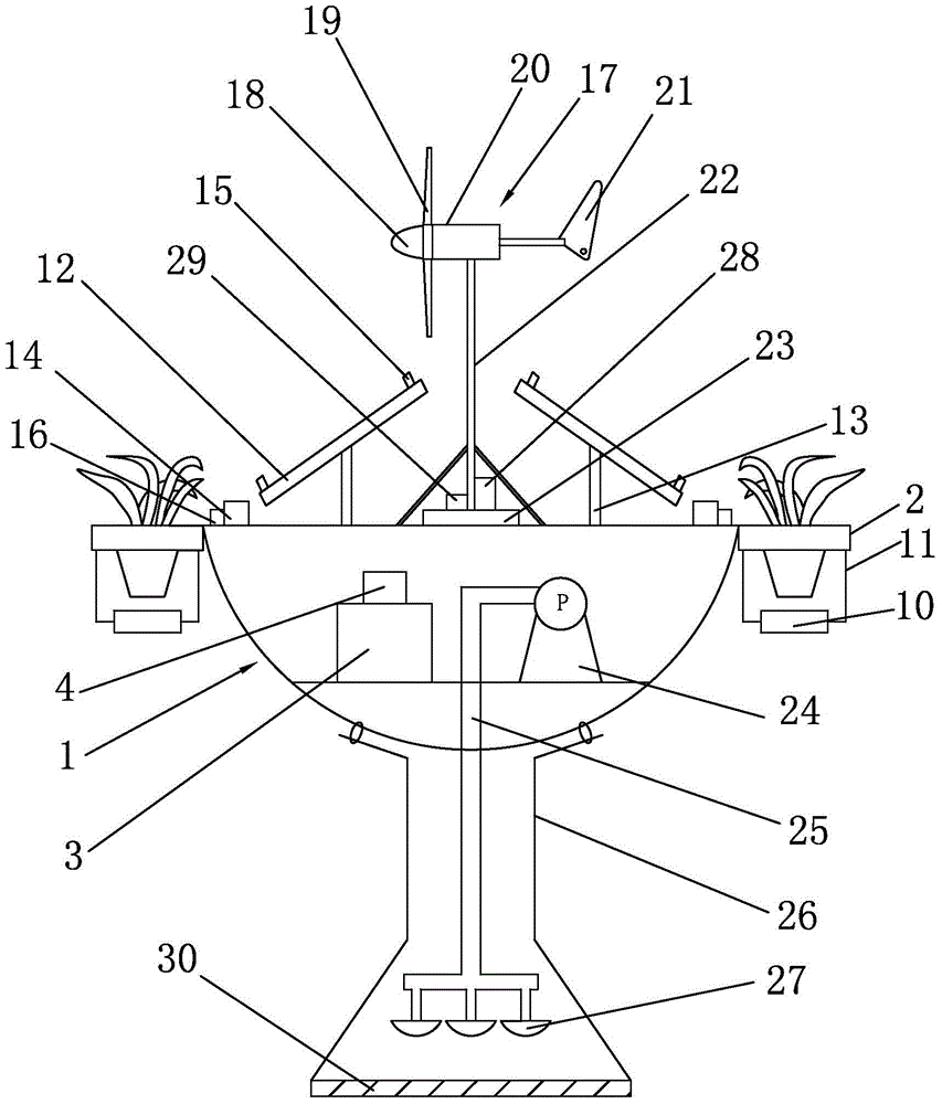 A multifunctional in-situ aeration water body purification equipment and its construction method