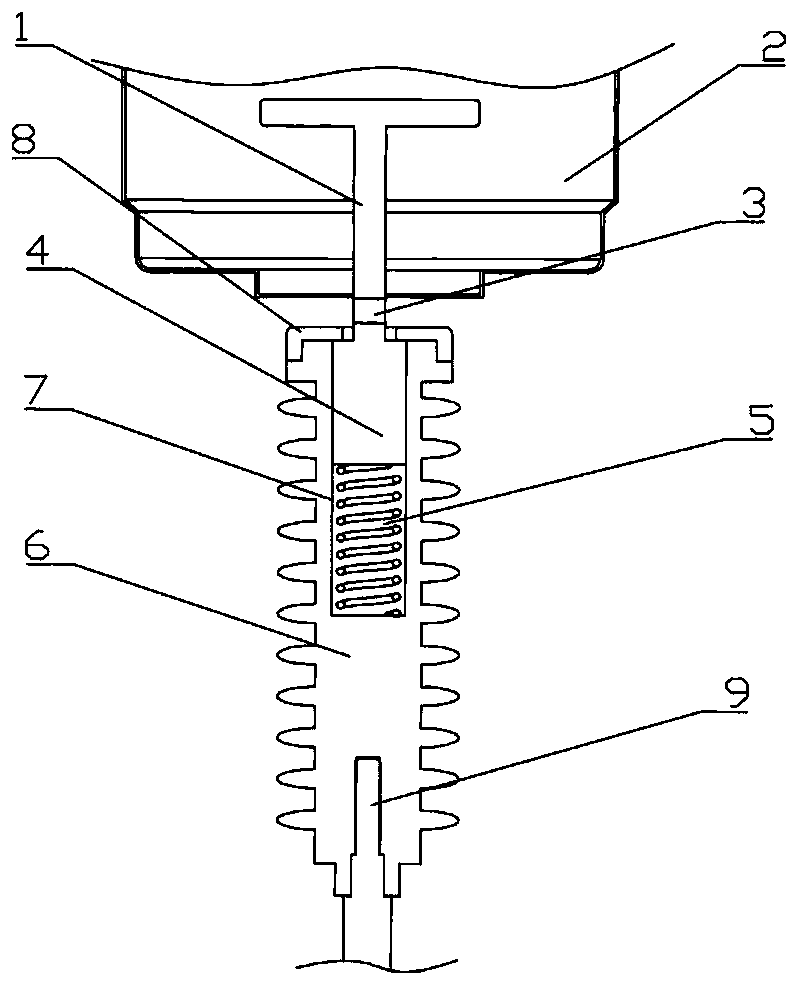 An insulating pull rod for a circuit breaker