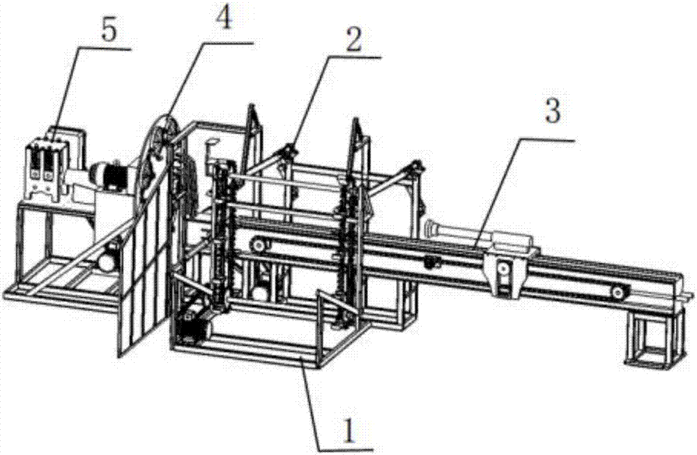 Automatic bamboo breaking machine