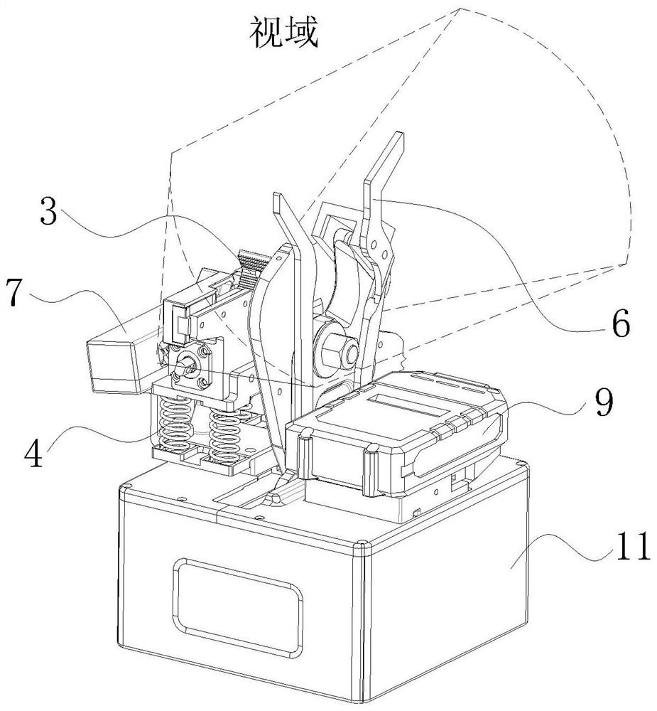 10kV distribution network robot line breaking tool and control method