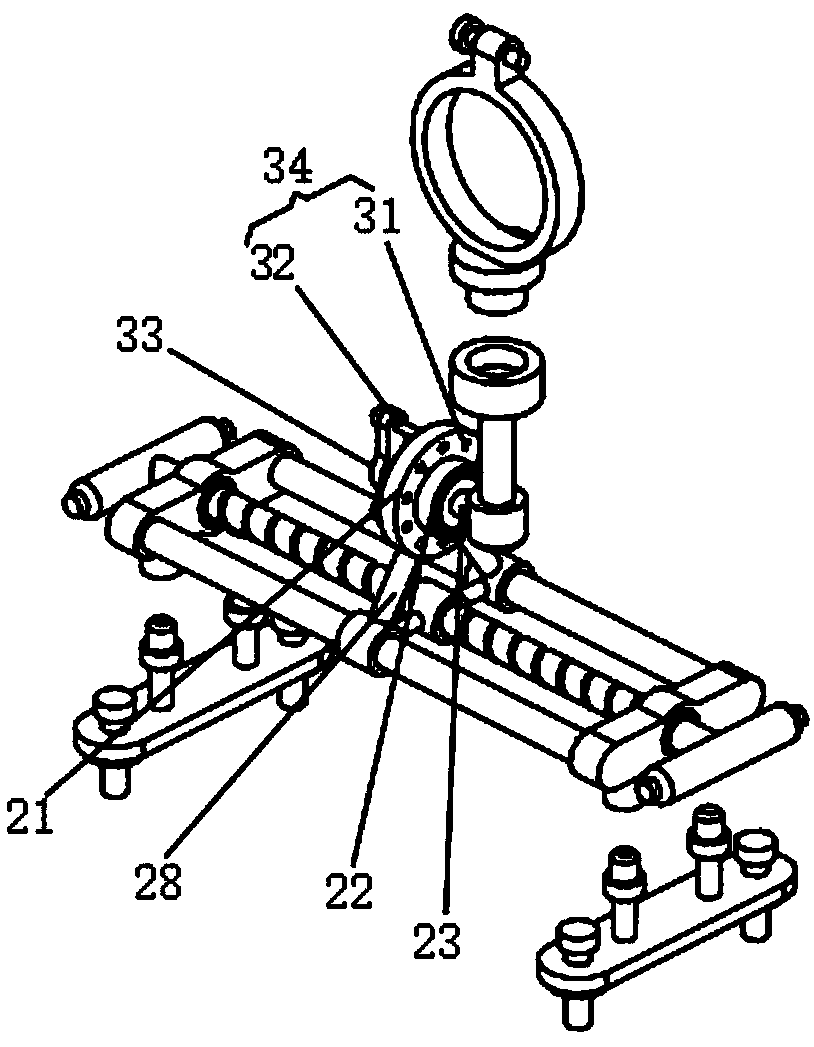 Anti-seismic suspension bracket with function of adjusting fixing positions of pipelines