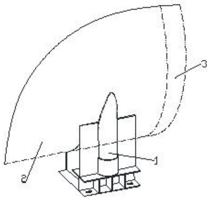 Saddle structure of large-volume low-temperature vacuum storage and transportation container