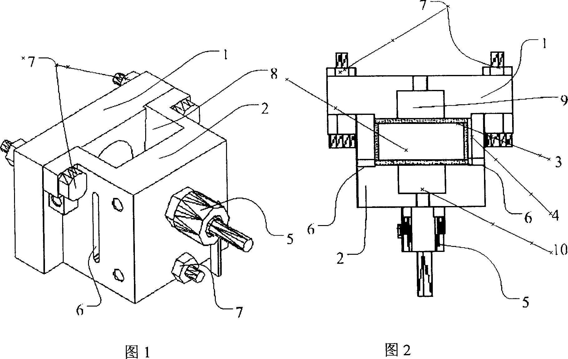 Detecting instrument for concrete gas seepage coefficient under single-shaft-pressure stress and detecting method