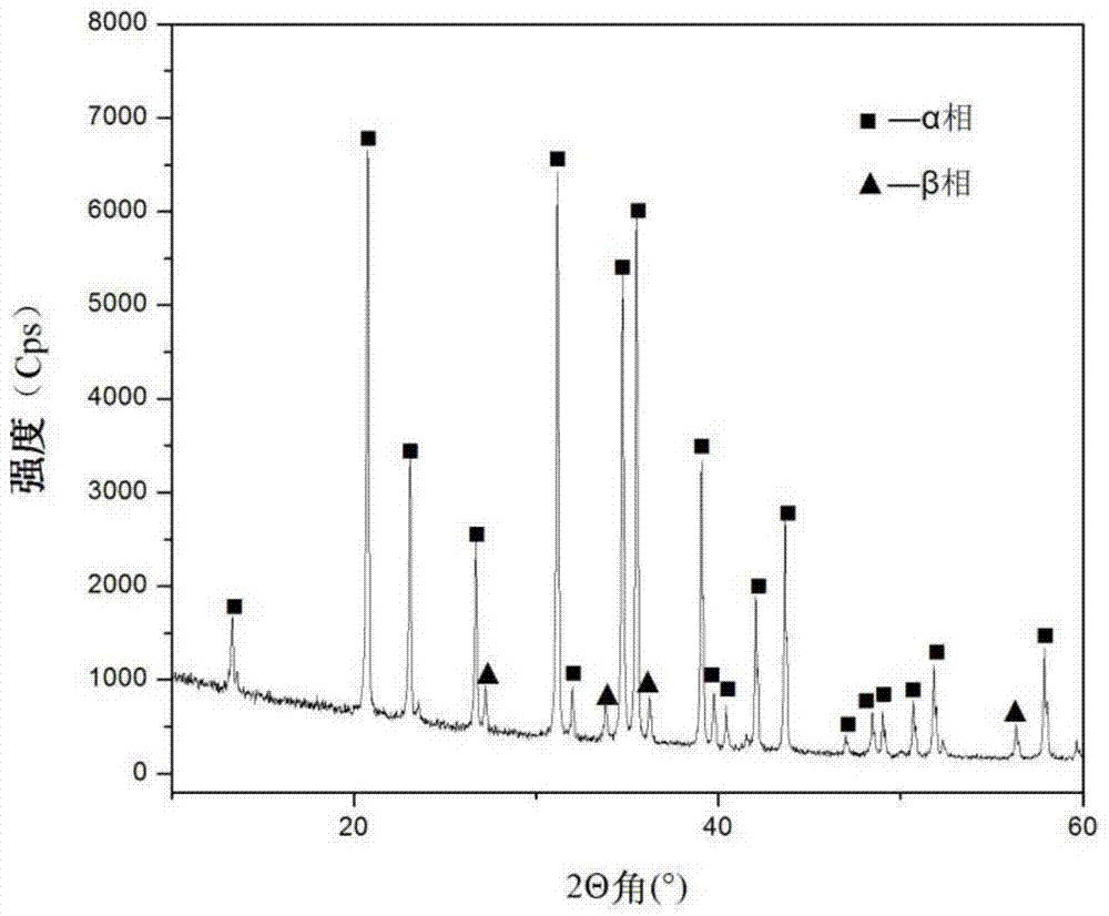 Method for preparing high alpha-phase silicon nitride by utilizing porous silicon