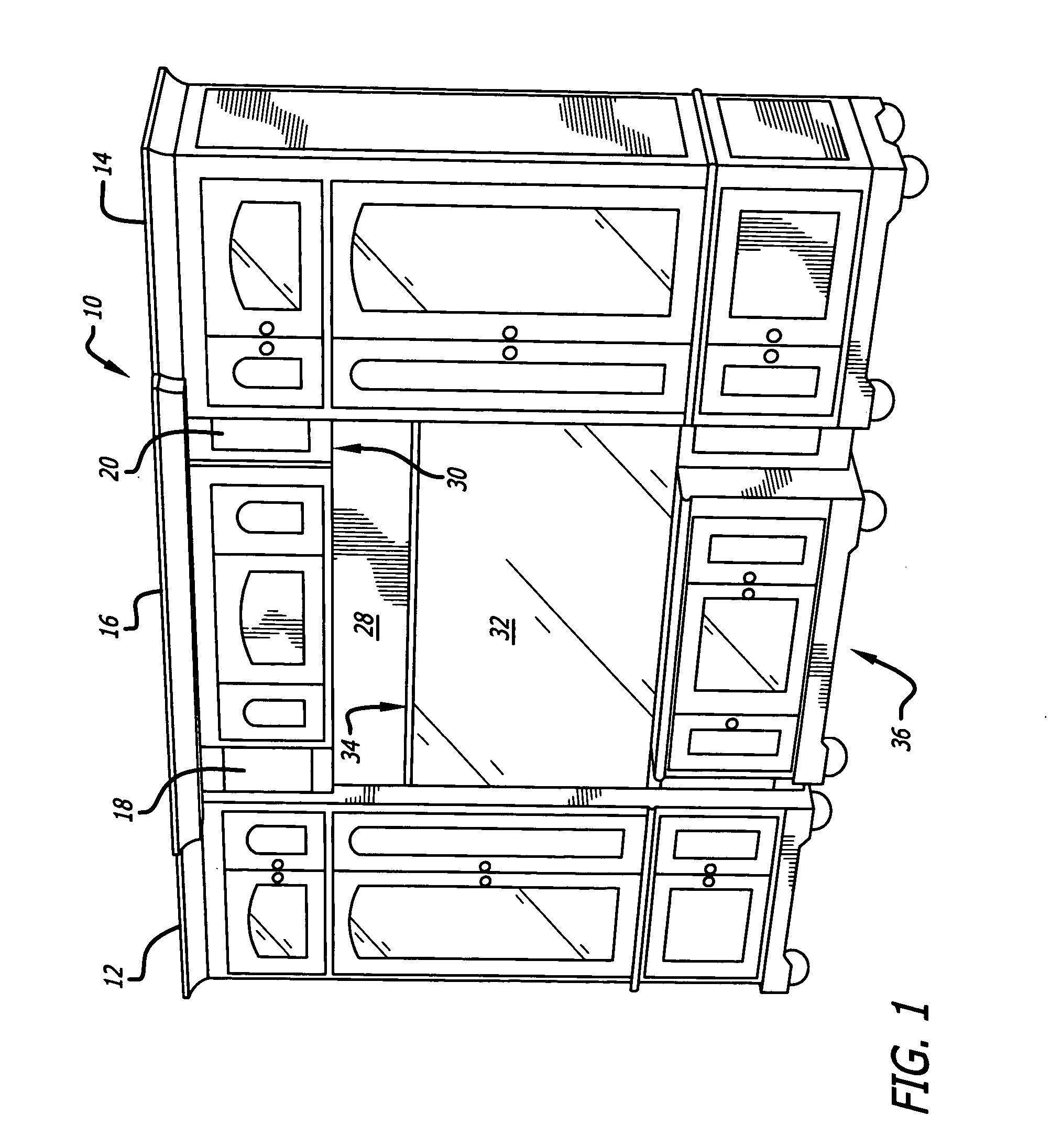 Adjustable custom entertainment wall