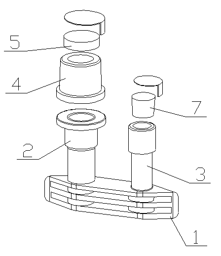 Special double-head connector for infusion bag