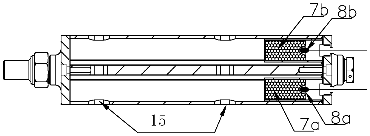 Piston type fire extinguishing device and pressure relief method thereof