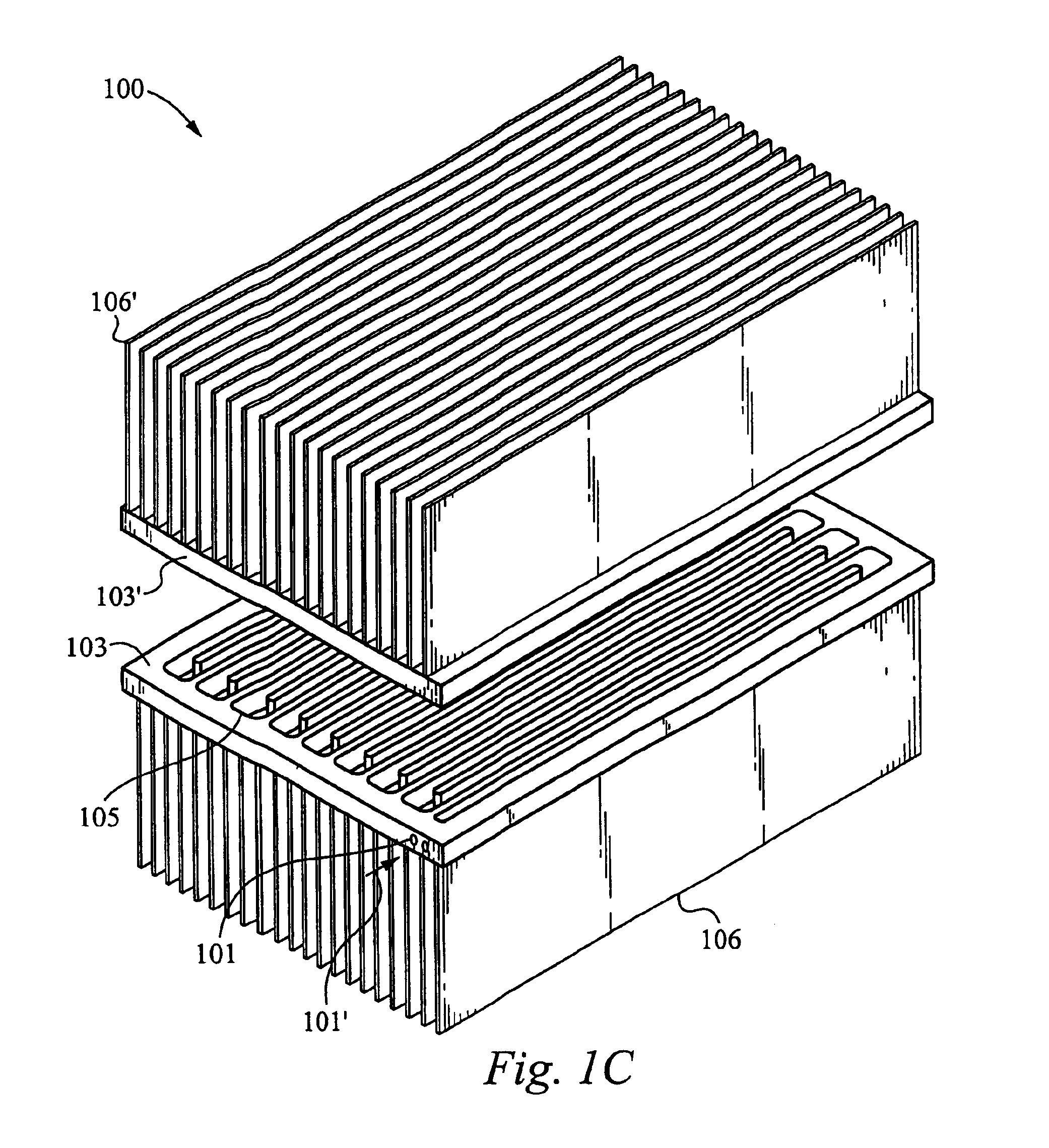 Channeled flat plate fin heat exchange system, device and method