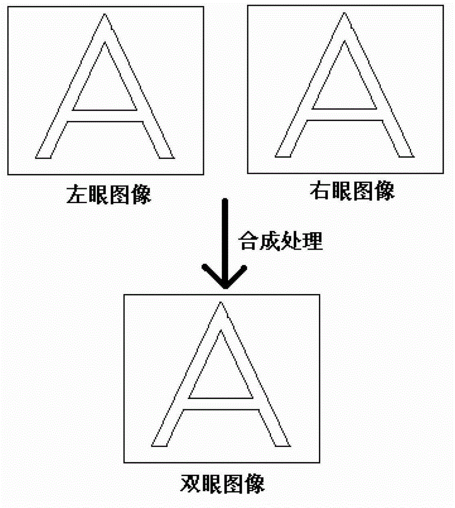 Binocular head-wearing display device and method thereof for adjusting image spacing