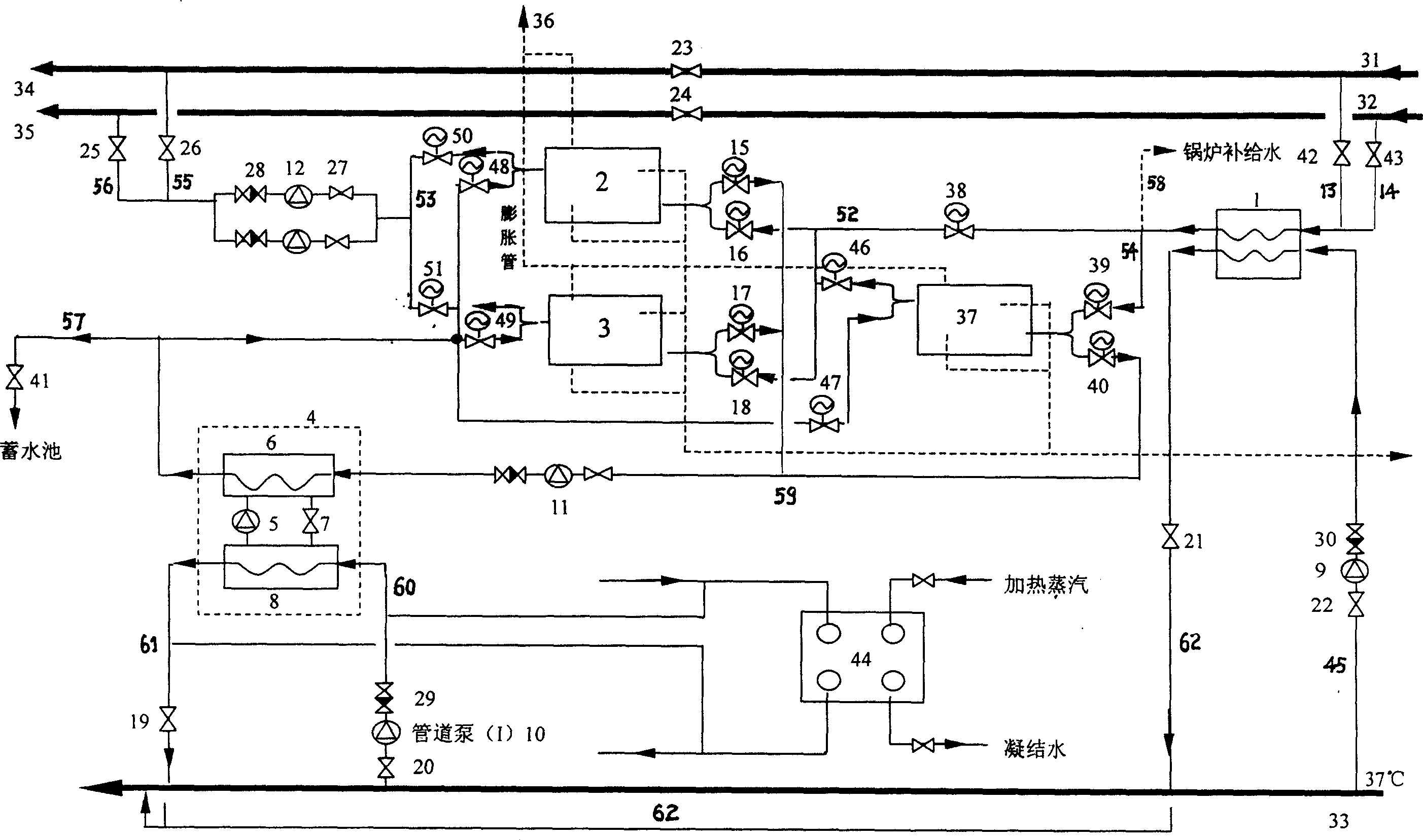 Condensation heat recovery apparatus and method for downfeed type hot water supply circulation system