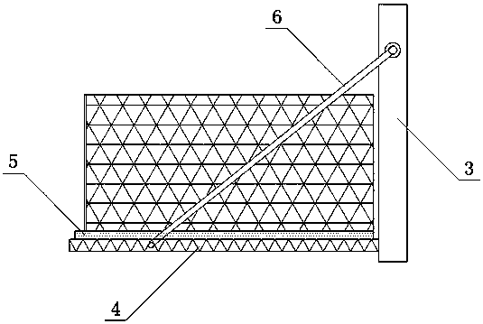 Movable hoisted-type automatic lifting platform for shear wall well structure construction