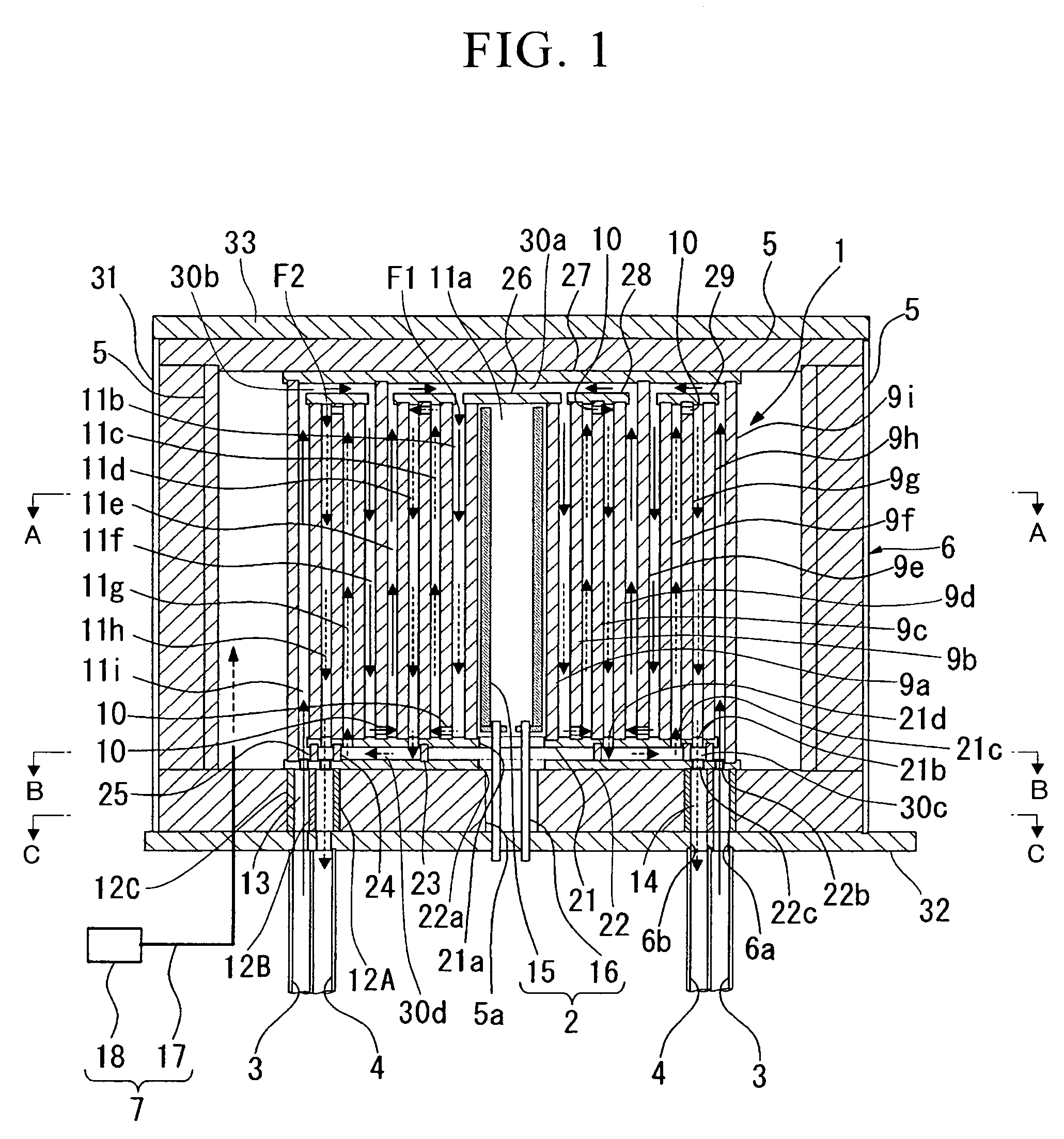 Apparatus for producing trichlorosilane