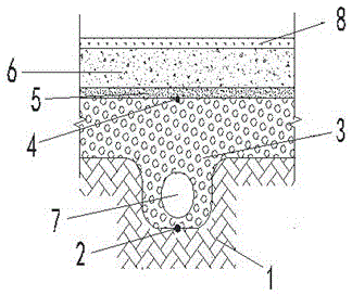 Water discharge and drainage system and construction method adopting basement bottom plate water buoyant force releasing method