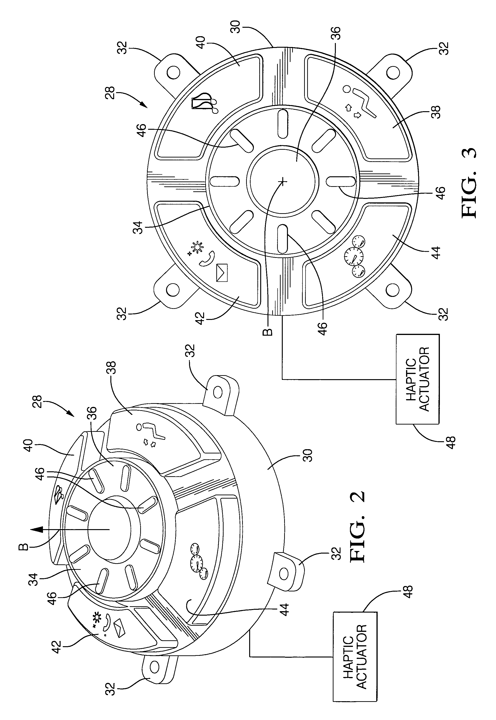 Vehicle information system with steering wheel controller