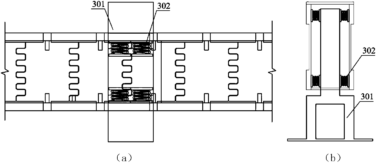 Flexible monorail turnout with high switch crossing speed