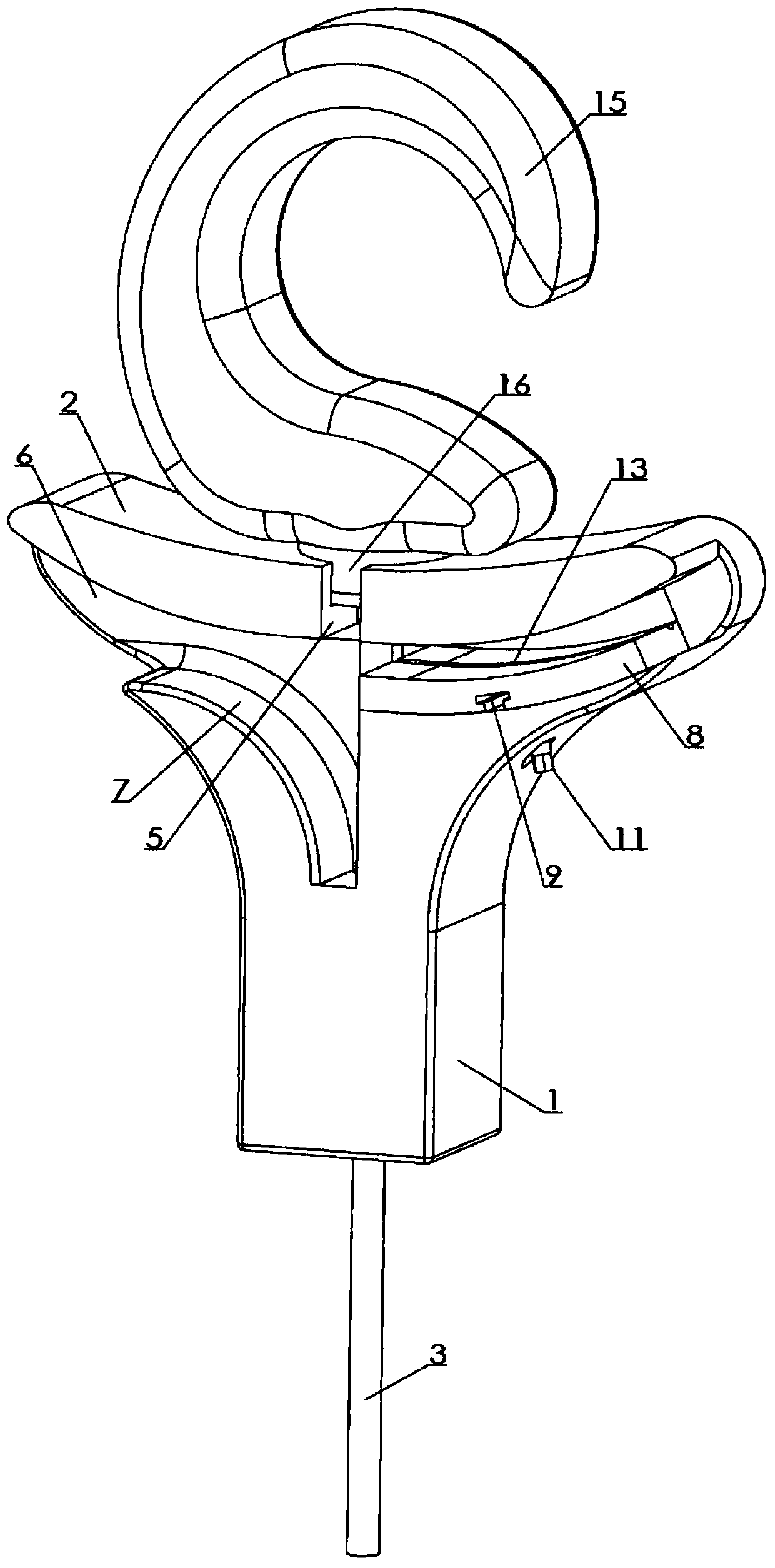 A two-point positioning vehicle winch system