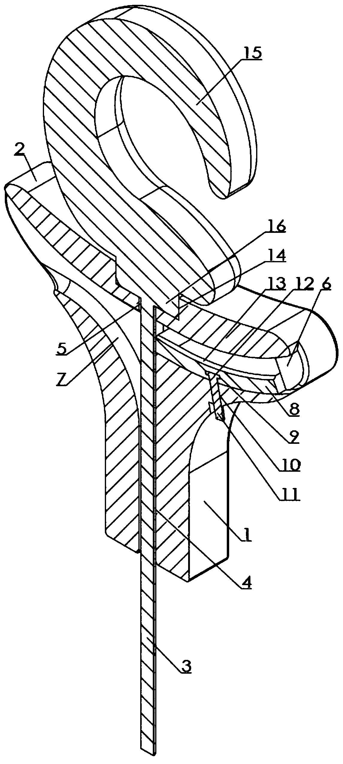 A two-point positioning vehicle winch system